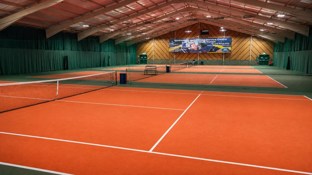 David Lloyd Raynes Park tennis court
